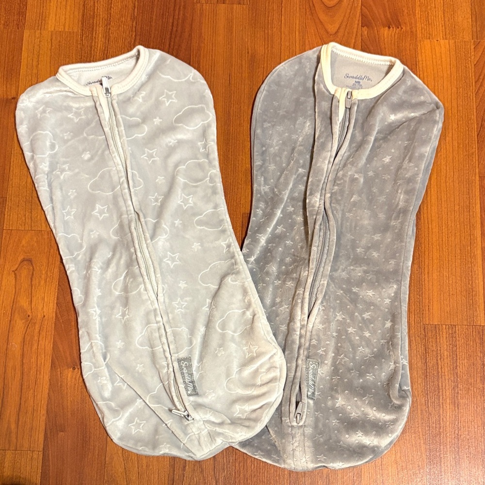 SwaddleMe Gray and Cream Sleep Sacks